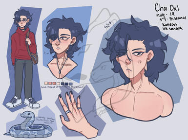 Choi Dal (human ver) Ref sheet